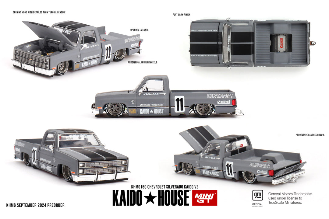 Kaido House + MINI GT Chevrolet Silverado KAIDO V2 KHMG160