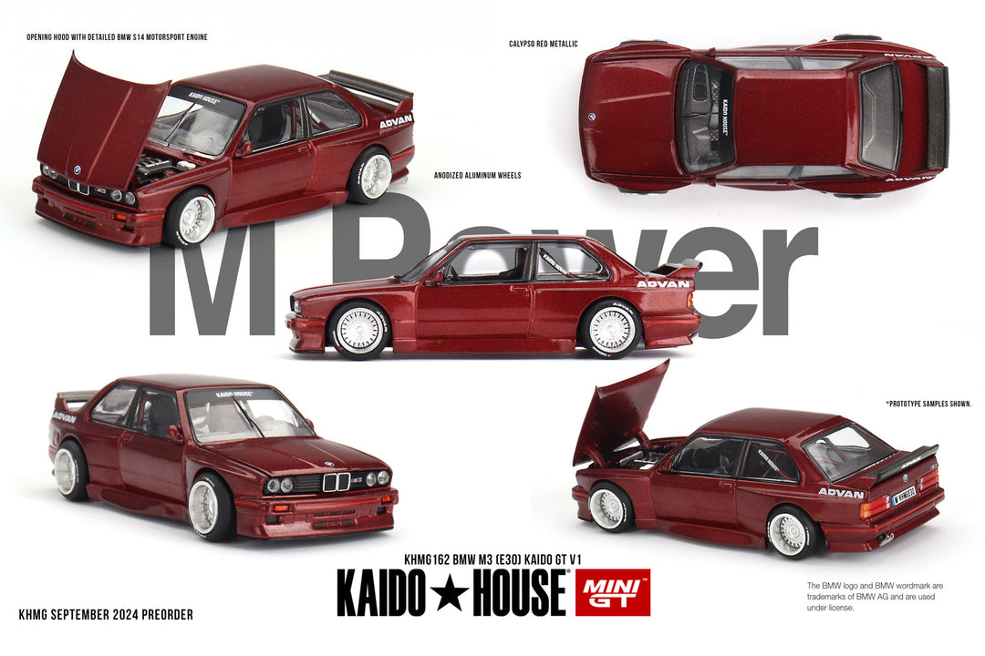 Kaido House + MINI GT BMW M3 (E30) Kaido GT V1 KHMG162