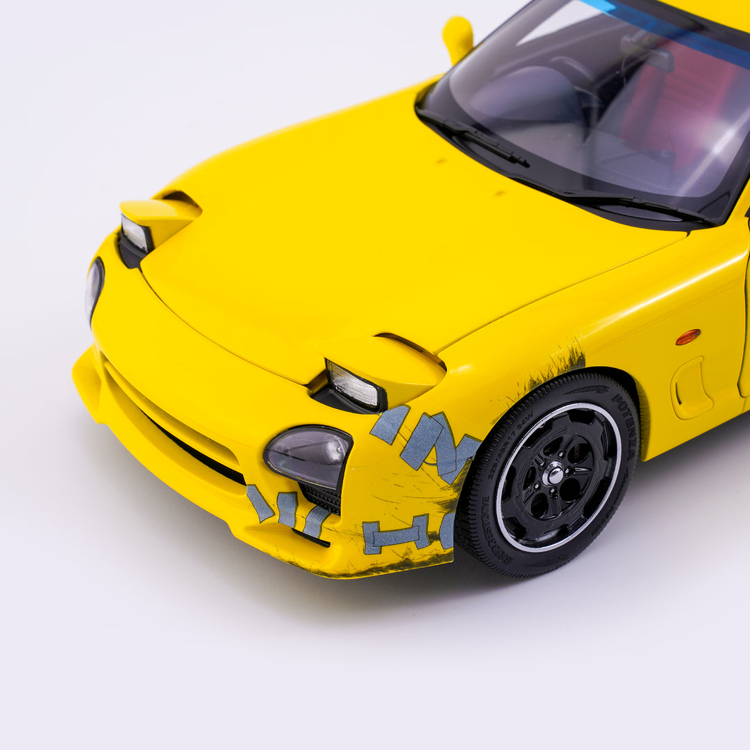 [Preorder] Polar Master 1:18 Mazda RX-7 Yellow PLM22-002-1