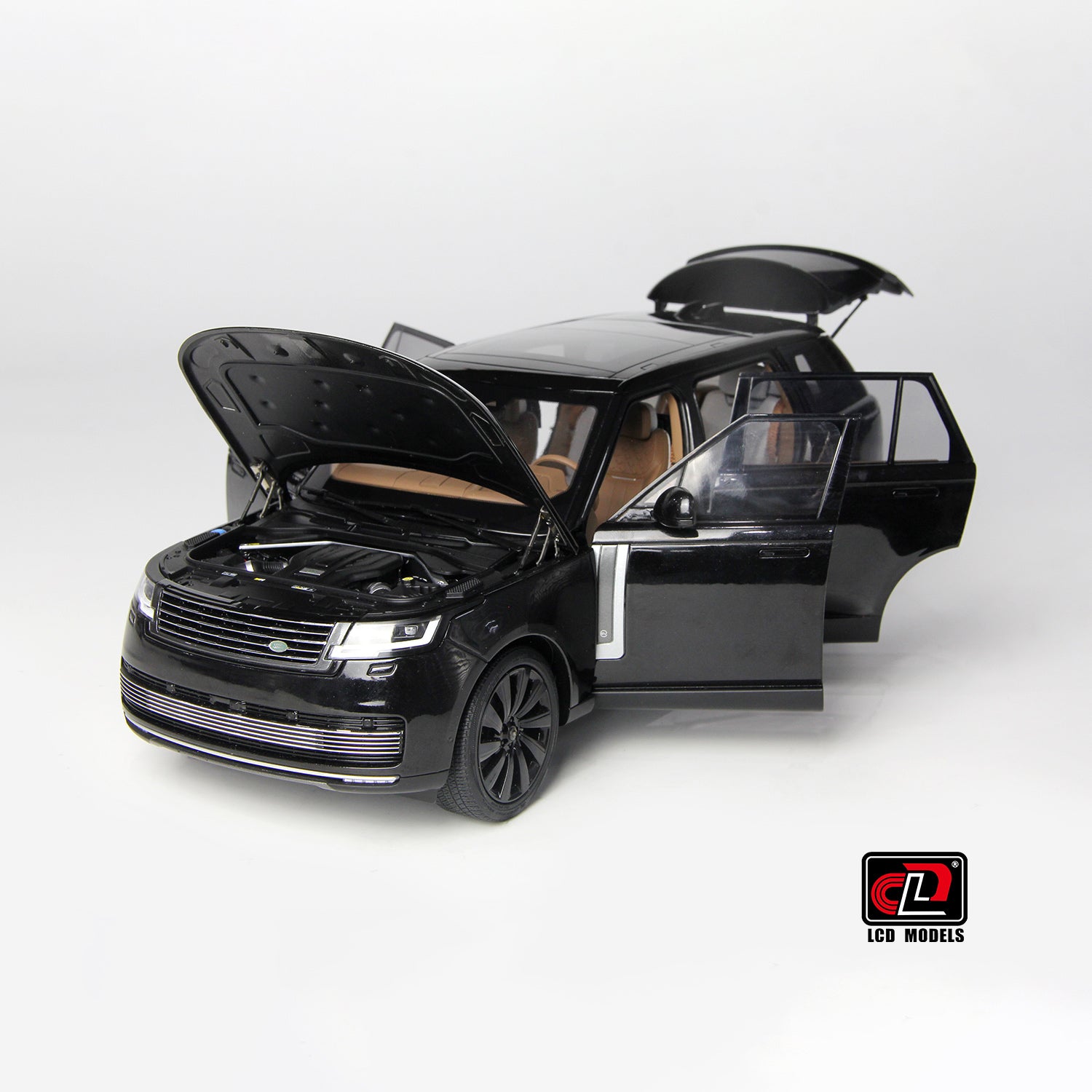 LCD 1:18 Land Rover Range Rover SV 2022 Black LCD18017-BL