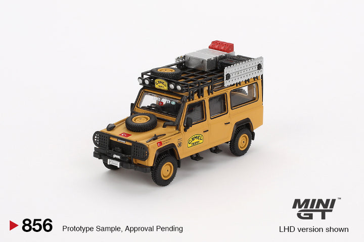 [Preorder] Mini GT 1:64 Land Rover Defender 110 1989 Camel Trophy Amazon Team Turkey