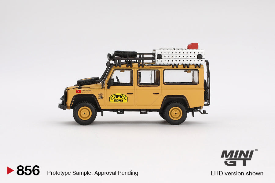 [Preorder] Mini GT 1:64 Land Rover Defender 110 1989 Camel Trophy Amazon Team Turkey