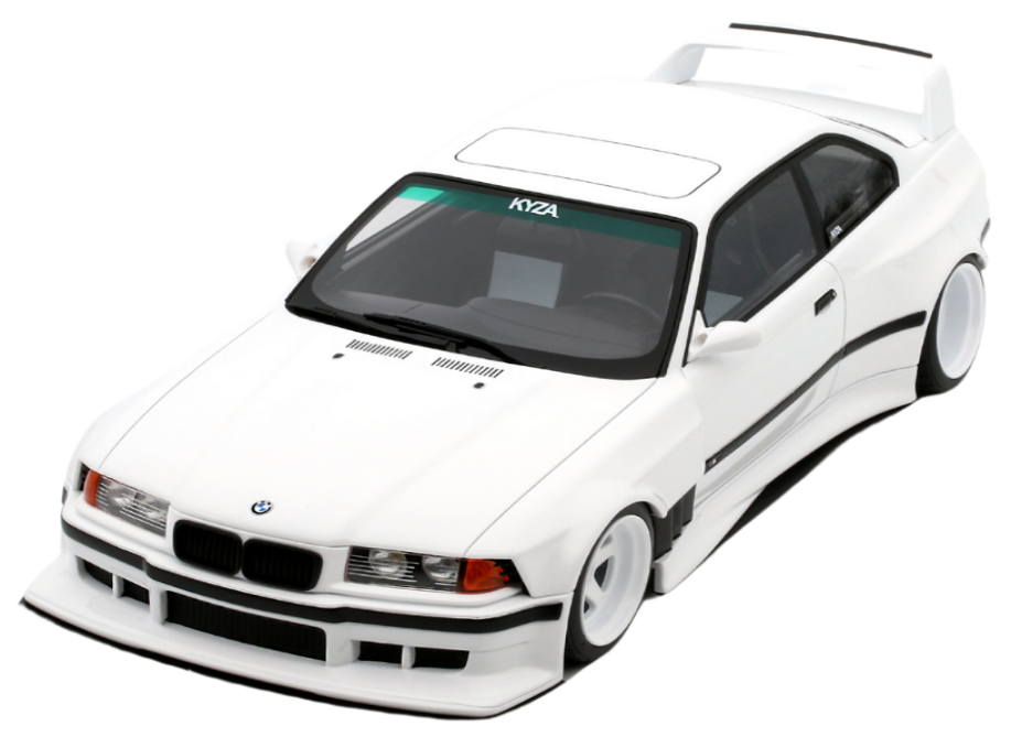 [Preorder] OttO 1:18 BMW E36 KHYZYL SALEEM ALPINE WHITE 300 2022 OT1051