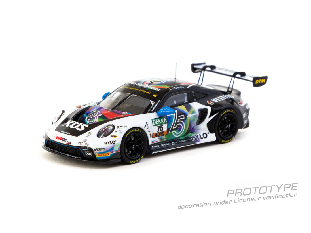 Mini GT Porsche 911 GT3 R #28 HubAuto Racing 2023 FIA GT World Cup 70th Macau Grand Prix, Car Model: @minigtofficial , Follow Us: @alax.garage, All Your Premium Diecast Needs Link In Bio!, #alaxgarage - Foto 4