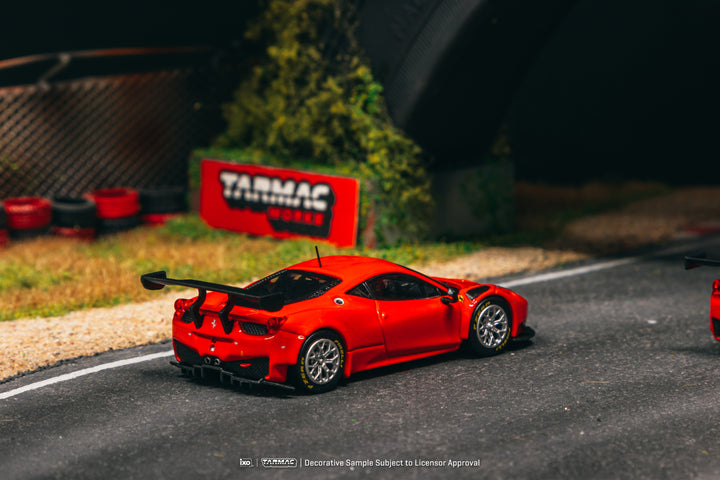 [Preorder] Tarmac Works 1:64 Ferrari 458 Italia GT3 Red