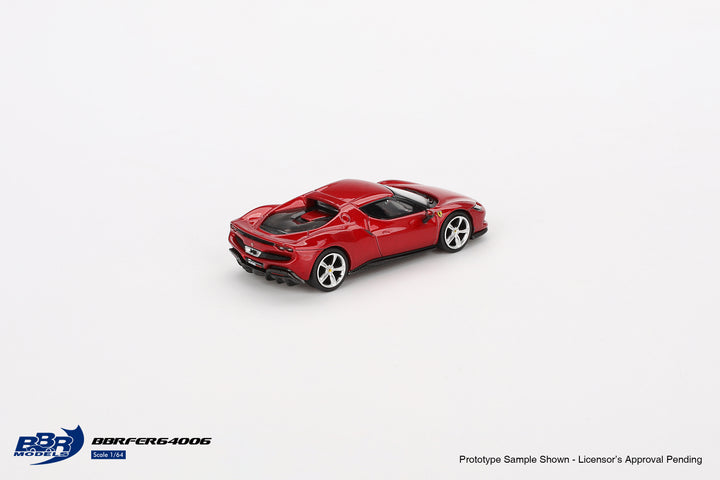 [Preorder] BBR Model 1:64 Ferrari 296 GTB Rosso Imola BBRFER64006