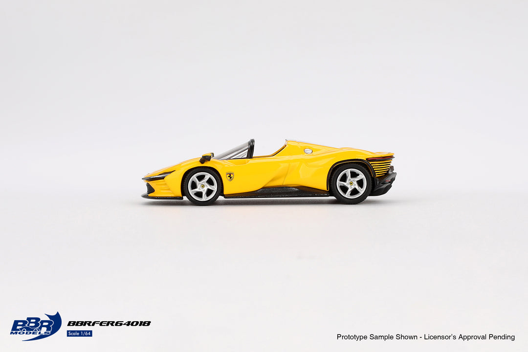 BBR Model 1:64 Ferrari Daytona SP3 Giallo Modena BBRFER64018