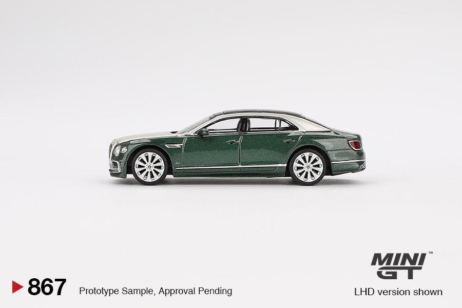 [Preorder] Mini GT 1:64 Bentley Flying Spur White Sand Verdant