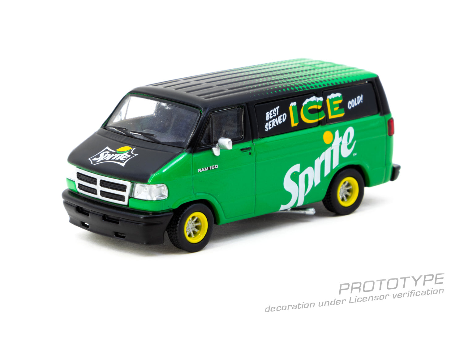 ☆新品未使用☆　TARMAC Dodge VAN 1/64 Dodge Van Red Diecast Scale Model Car