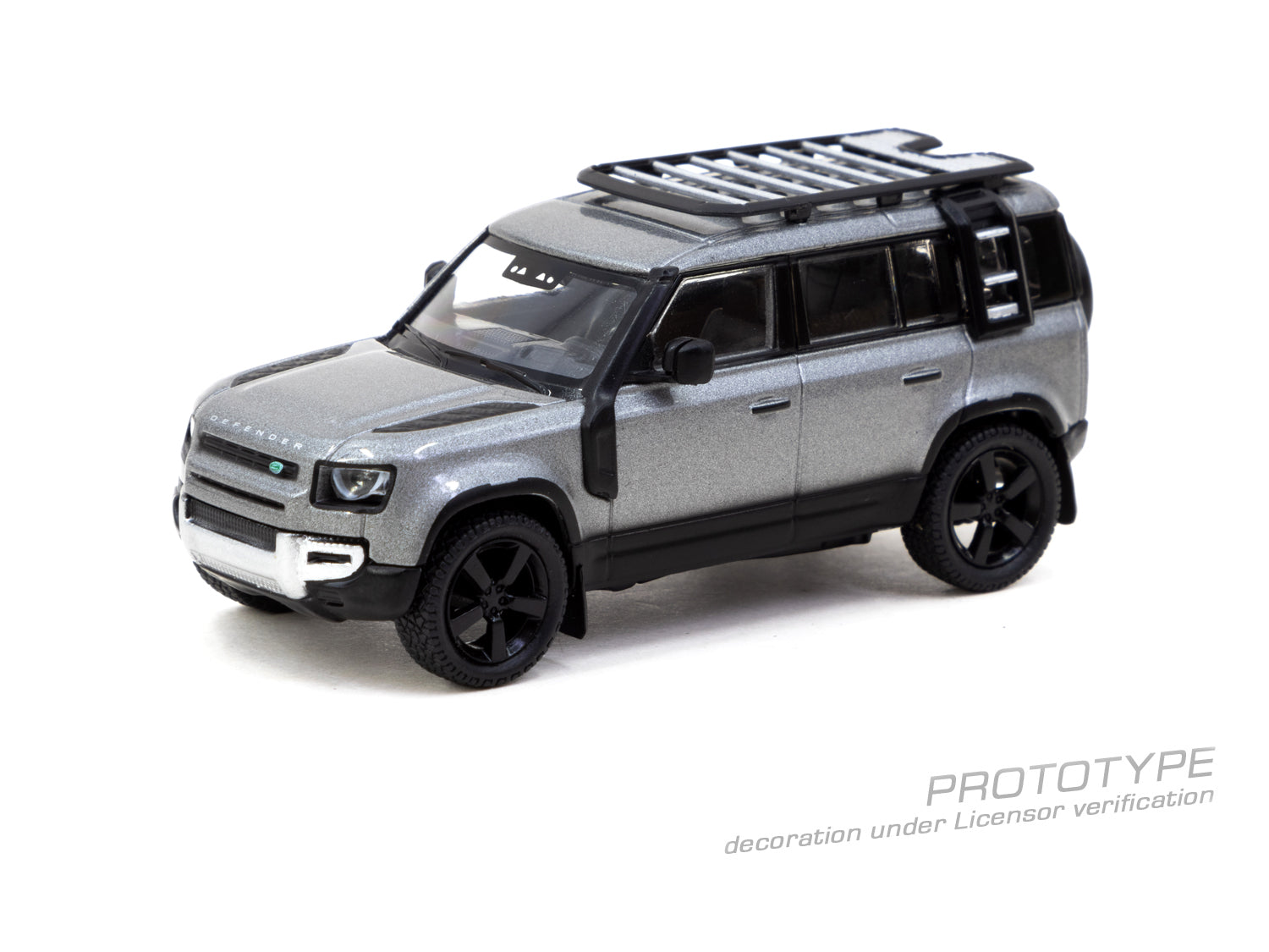 Tarmac Works 1:64 Land Rover Defender 110 Grey Metallic T64G
