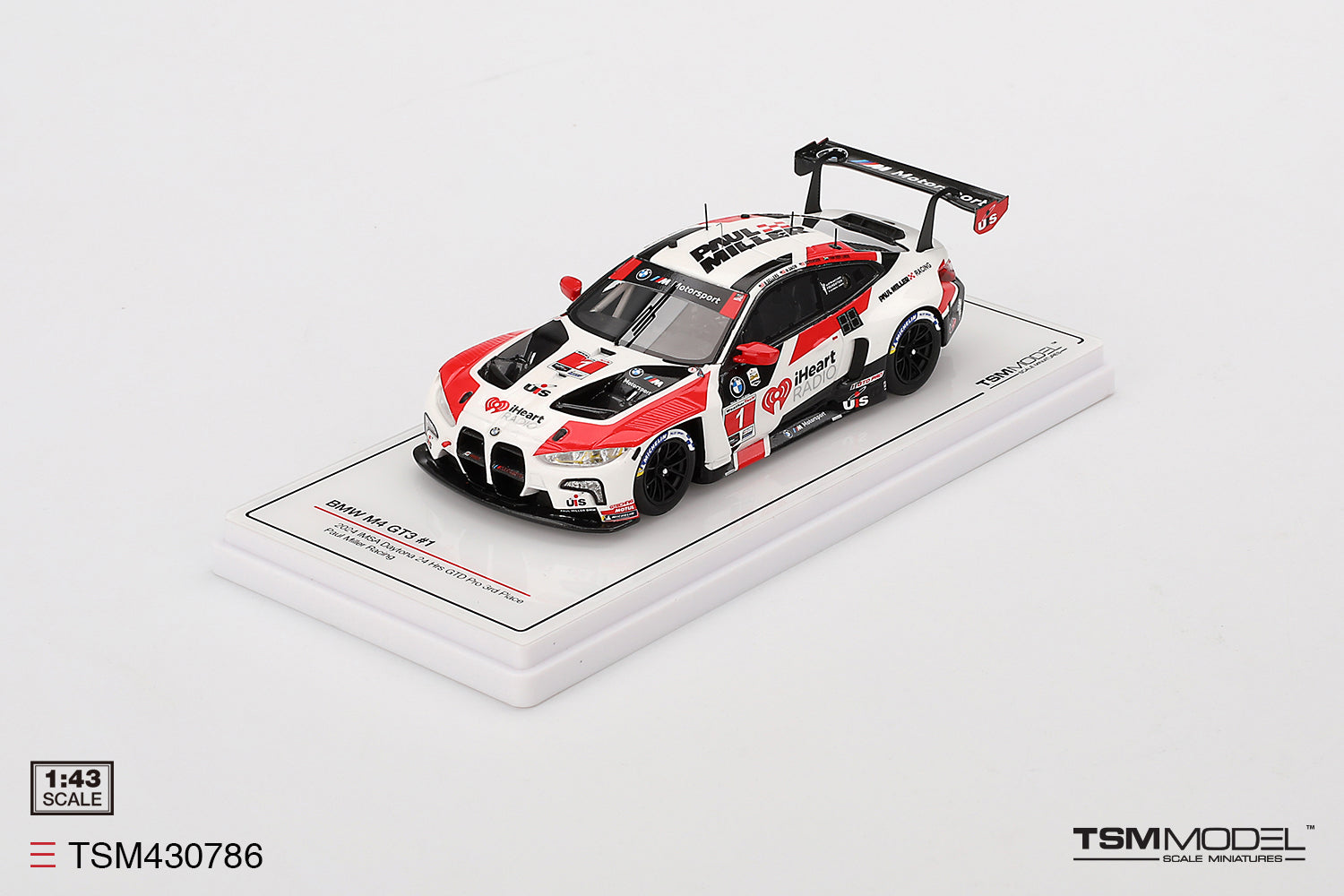 Preorder] TSM 1:43 BMW M4 GT3 #1 Paul Miller Racing 2024 IMSA