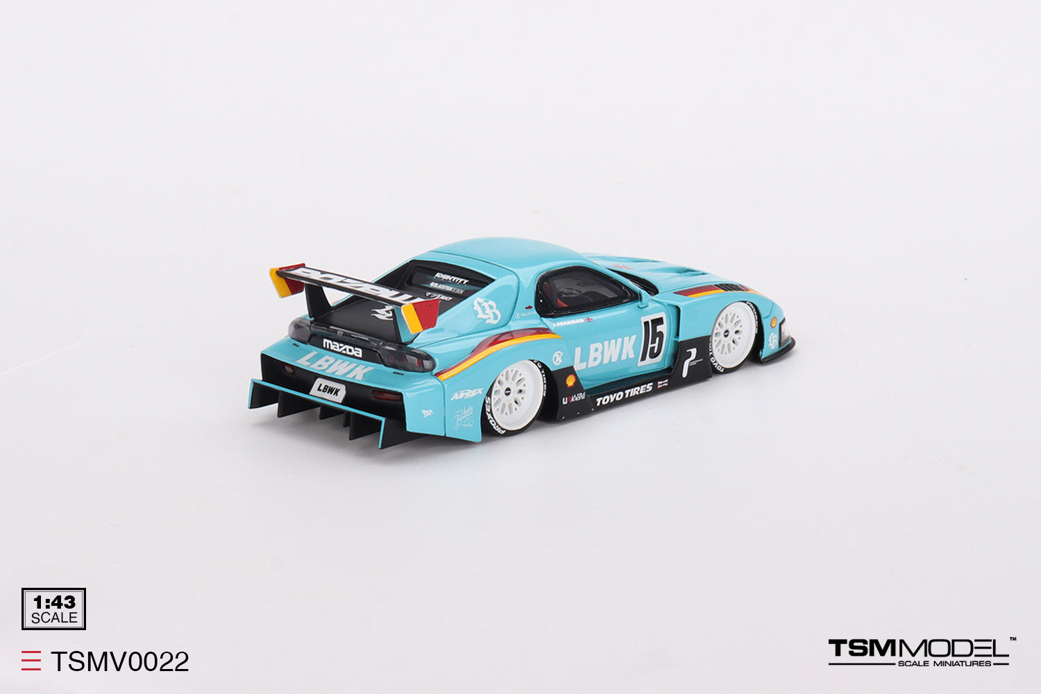 MAZDA RX-7 LB-Super Silhouette エイプ TOPSPEED 1/18 BAPE×LBWK MAZDA RX-7 LB Super Silhouette - LB