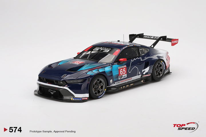 [Preorder] Topspeed 1:18 Ford Mustang GT3 #65 Ford Multimatic Motorsports 2024 IMSA Daytona 24 Hrs