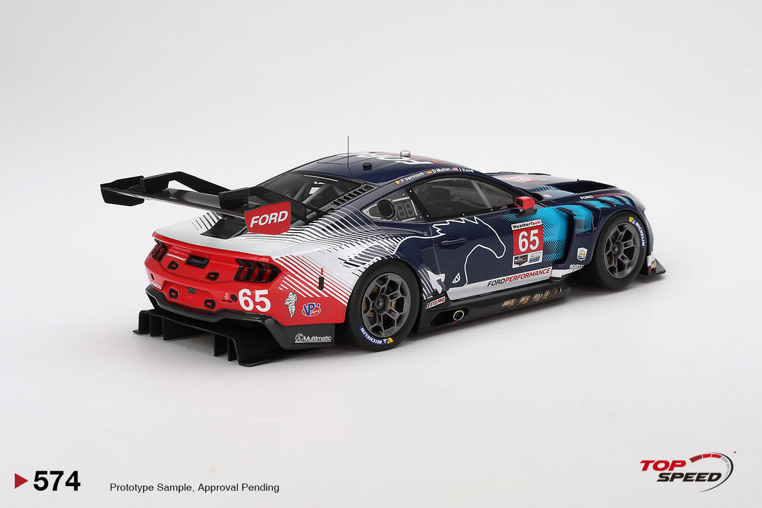 [Preorder] Topspeed 1:18 Ford Mustang GT3 #65 Ford Multimatic Motorsports 2024 IMSA Daytona 24 Hrs