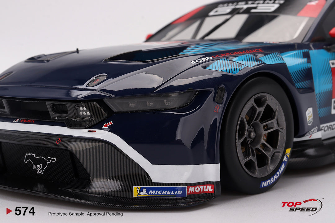 [Preorder] Topspeed 1:18 Ford Mustang GT3 #65 Ford Multimatic Motorsports 2024 IMSA Daytona 24 Hrs