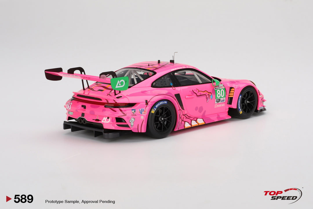 [Preorder] Topspeed 1:18 Porsche 911 GT3 R #80 AO Racing 2023 IMSA Michelin GT Challenge at VIR