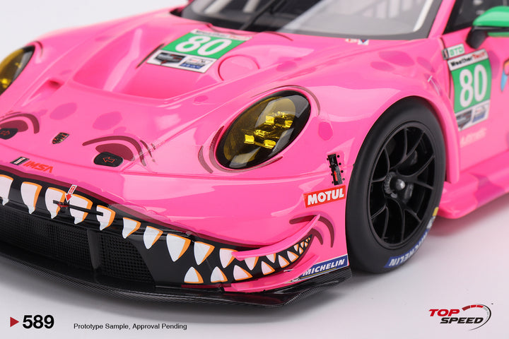 [Preorder] Topspeed 1:18 Porsche 911 GT3 R #80 AO Racing 2023 IMSA Michelin GT Challenge at VIR