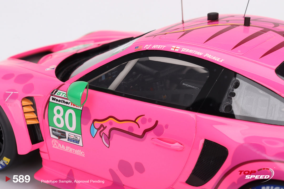 [Preorder] Topspeed 1:18 Porsche 911 GT3 R #80 AO Racing 2023 IMSA Michelin GT Challenge at VIR