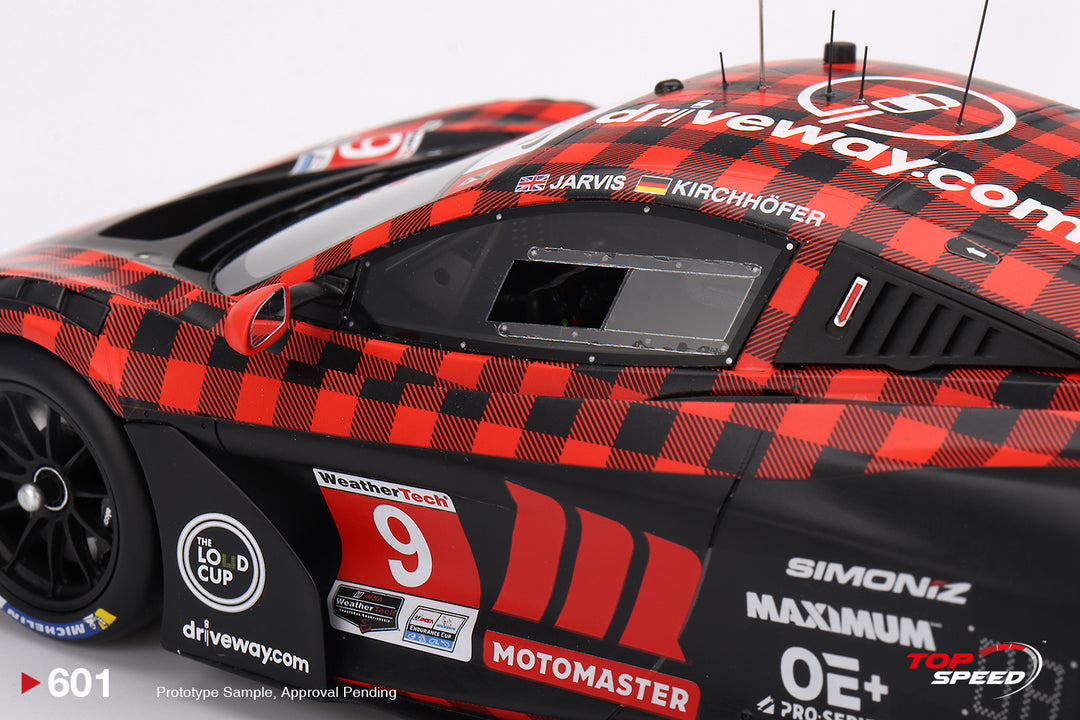 [Preorder] Topspeed 1:18 McLaren 720S GT3 Evo #9 Pfaff Motorsports "Plaid" 2024