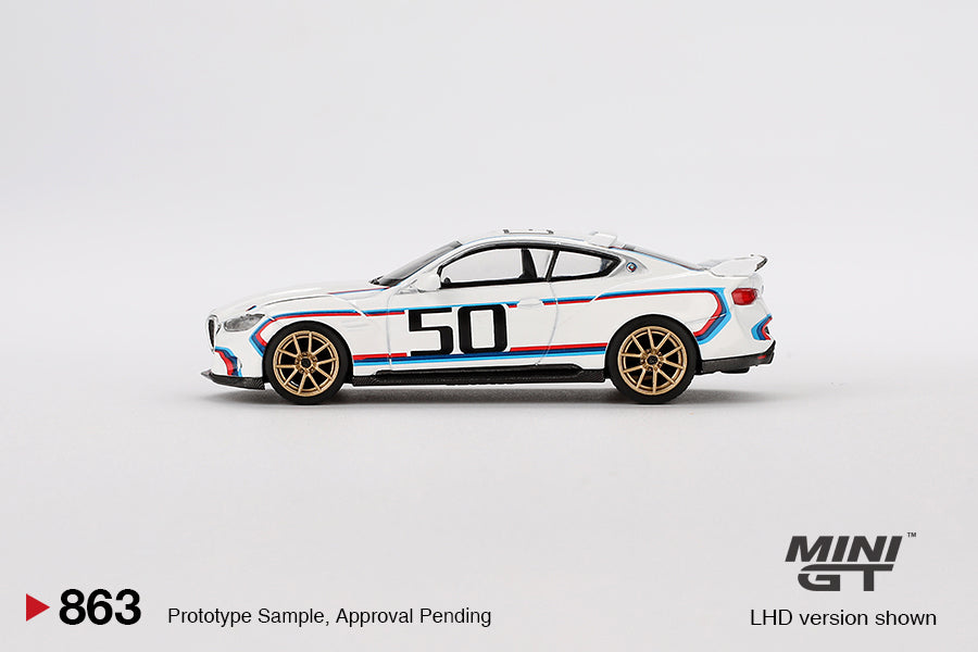 Mini GT 1:64 BMW 3.0 CSL White MGT00863 – Horizon Diecast