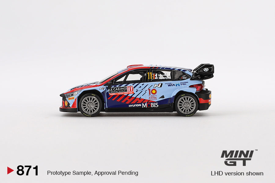 Mini GT 1:64 Hyundai i20 N Rally1 Hybrid #11 2024 Rallye Monte