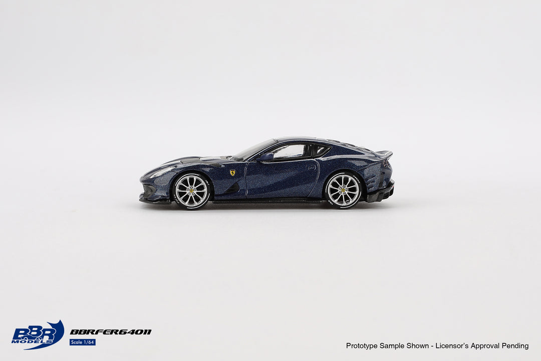 [Preorder] BBR Model 1:64 Ferrari 812 Competitizone Blu Tour De France BBRFER64011