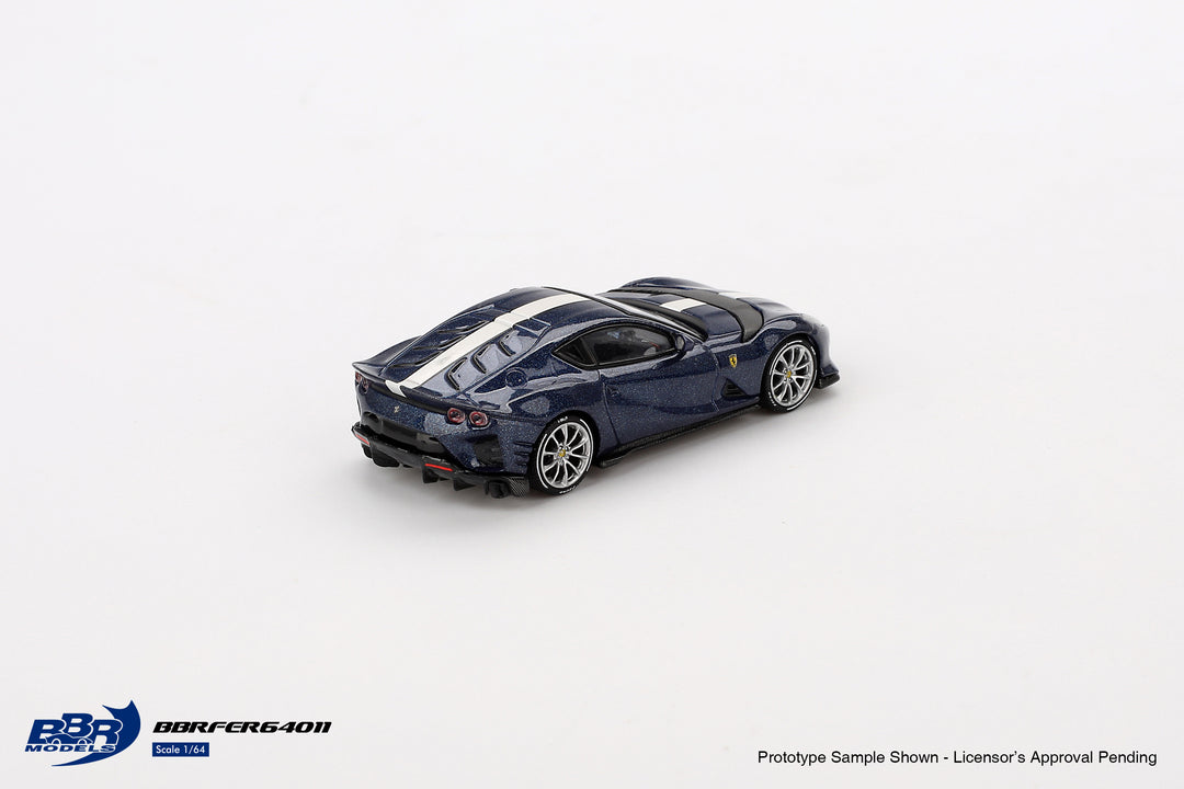 [Preorder] BBR Model 1:64 Ferrari 812 Competitizone Blu Tour De France BBRFER64011