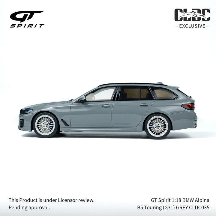 GT Spirit 1:18 BMW Alpina B5 Touring (G31) GREY w/Display Case CLDC035