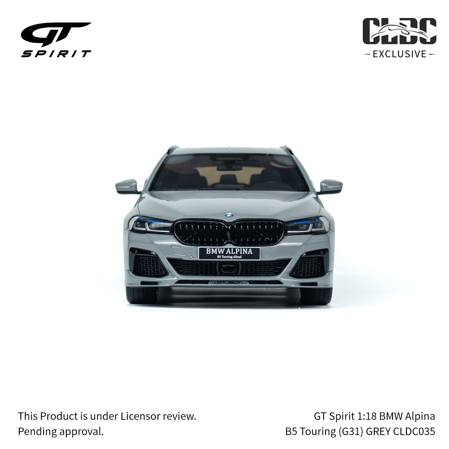 GT Spirit 1:18 BMW Alpina B5 Touring (G31) GREY w/Display Case