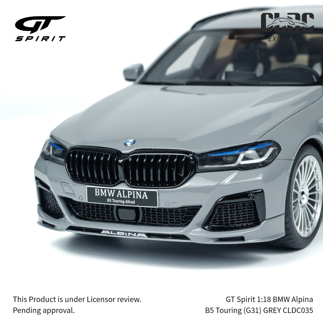 GT Spirit 1:18 BMW Alpina B5 Touring (G31) GREY w/Display Case CLDC035