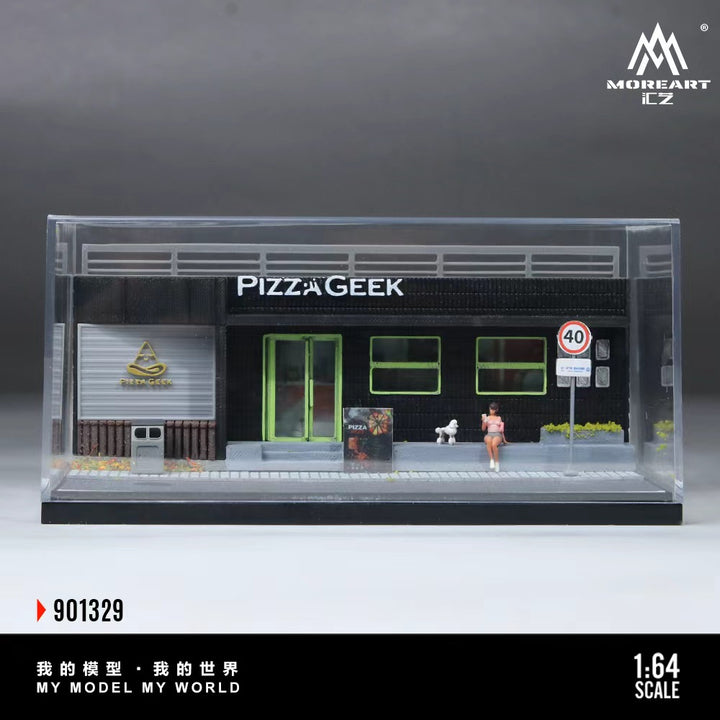 [Preorder] MoreArt 1:64 PIZZA SHOP SCENE MODEL MO901329