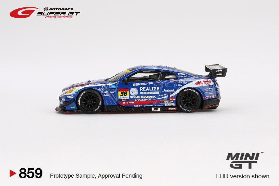 [Preorder] MINIGT 1:64 Nissan GT-R NISMO GT3 #56 ” REALIZE NISSAN MECHANIC CHALLENGE GT-R” KONDO RACING 2023 SUPER GT SERIES