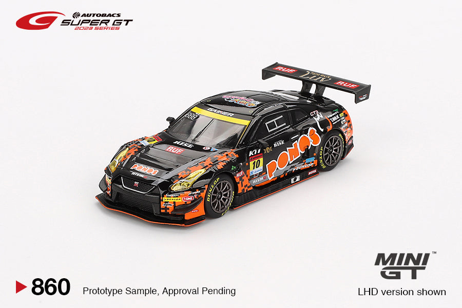 MINI GT 1:64 Japan Exclusive Nissan GT-R NISMO GT3 #10 “PONOS GAINER GT-R” GAINER 2023 SUPER GT SERIES MGT00860-BL