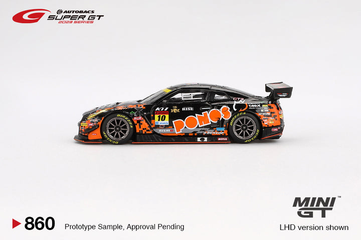 [Preorder] MINI GT 1:64 Nissan GT-R NISMO GT3 #10 “PONOS GAINER GT-R” GAINER 2023 SUPER GT SERIES