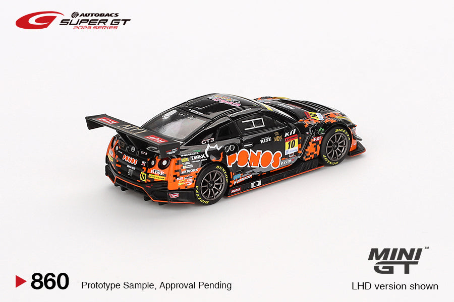 [Preorder] MINI GT 1:64 Nissan GT-R NISMO GT3 #10 “PONOS GAINER GT-R” GAINER 2023 SUPER GT SERIES