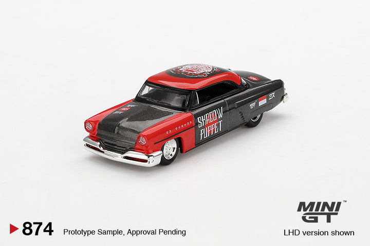 MINI GT x Mizu Diecast 1:64 Lincoln Capri Hot Rod 1954 “Shadow Puppet” Limited Edition MGT00874-BL