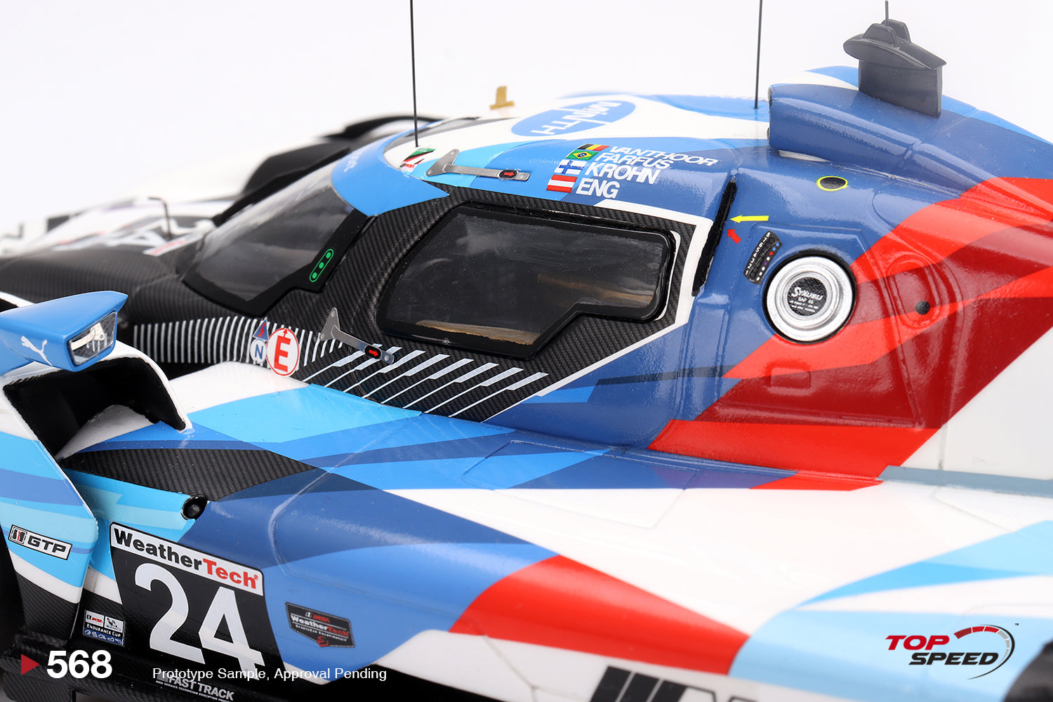 Preorder] Topspeed 1:18 BMW M Hybrid V8 GTP #24 BMW M Team RLL