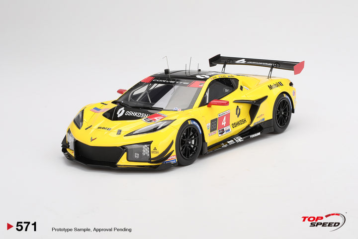 [Preorder] Topspeed 1:18 Chevrolet Corvette Z06 GT3.R #4 Corvette Racing 2024 IMSA Daytona 24 Hrs