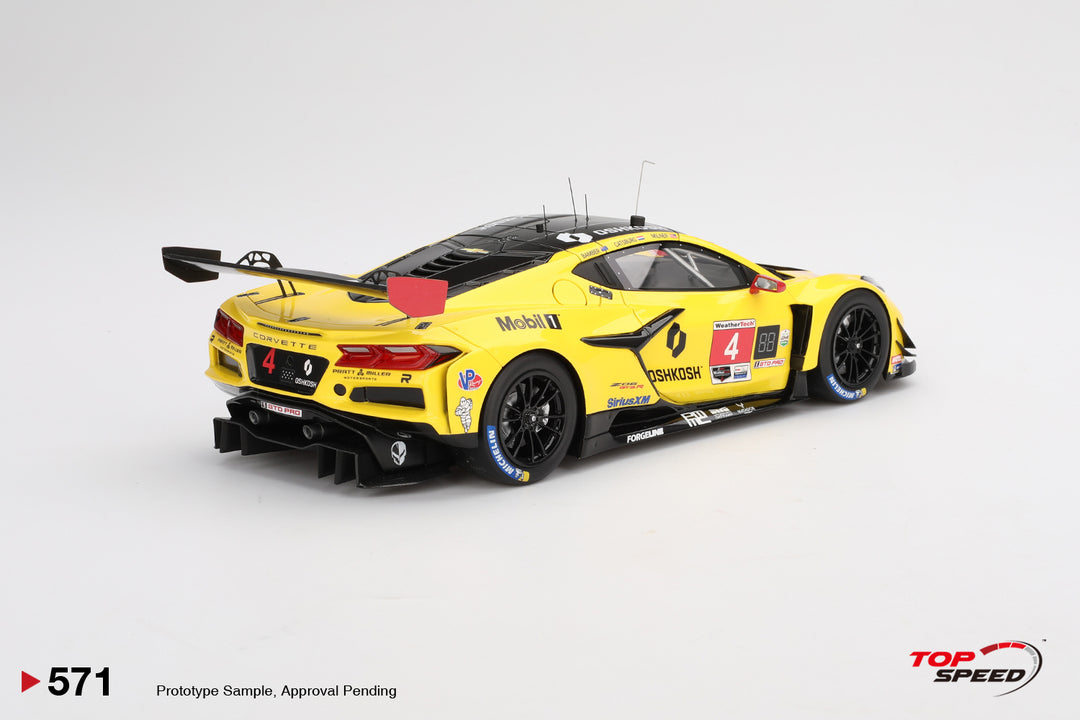 [Preorder] Topspeed 1:18 Chevrolet Corvette Z06 GT3.R #4 Corvette Racing 2024 IMSA Daytona 24 Hrs