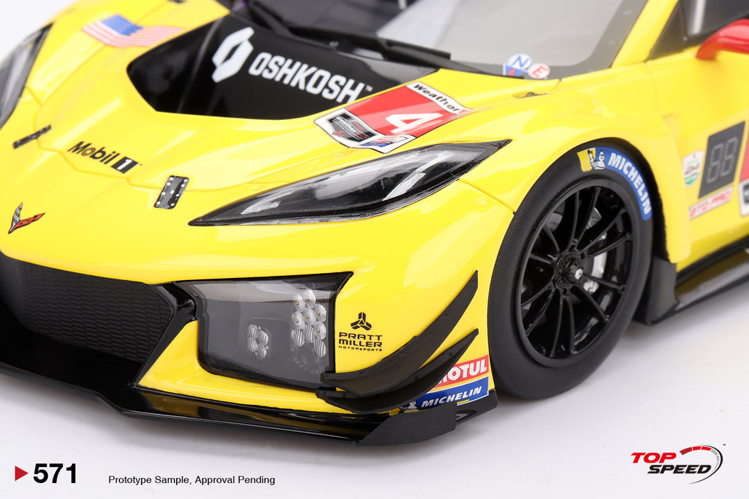 [Preorder] Topspeed 1:18 Chevrolet Corvette Z06 GT3.R #4 Corvette Racing 2024 IMSA Daytona 24 Hrs