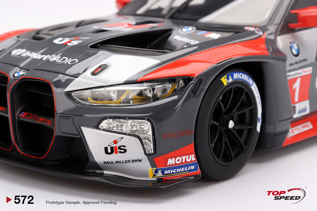 [Preorder] Topspeed 1:18 BMW M4 GT3 #1 Paul Miller Racing IMSA 2024 Sebring 12 Hrs