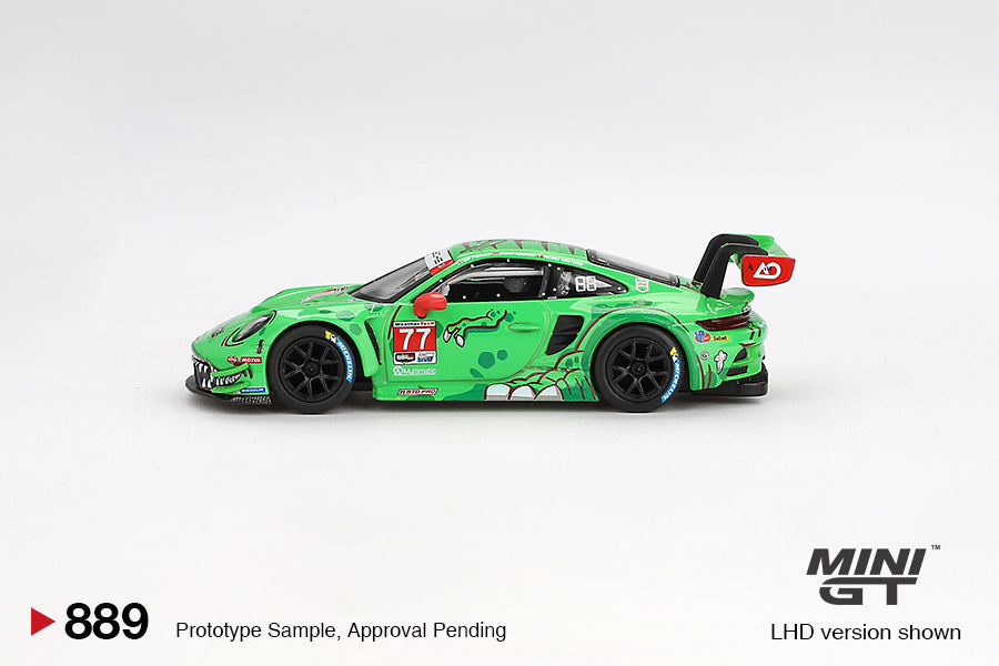 [Preorder] Mini GT 1:64 Porsche 911 GT3 R #77 AO Racing 2024 IMSA Daytona 24 Hrs GTD Pro 2nd Place MGT00889