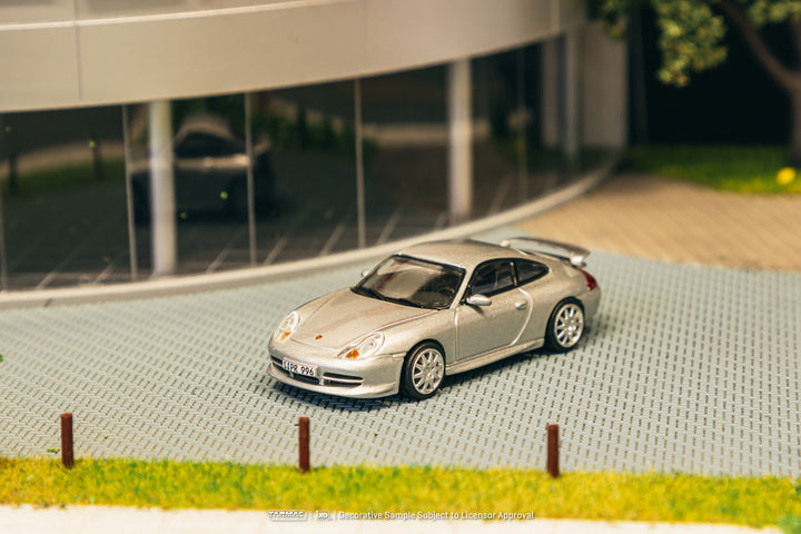 Tarmac Works 1:64 Porsche 911 GT3 (type 996) Silver T64G-069-SL
