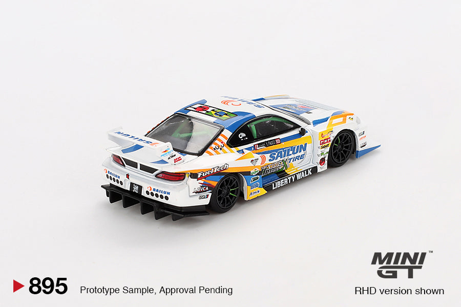 [Preorder] Mini GT 1:64 Nissan LB-Super Silhouette S15 SILVIA #555 2023 Formula Drift Japan MGT00895