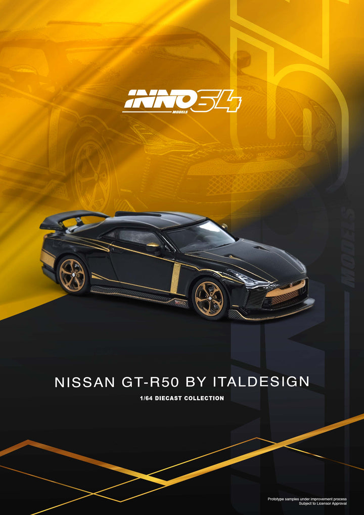 [Preorder] Inno64 1:64 NISSAN GT-R50 By ITALDESIGN Black IN64-R50-BLK