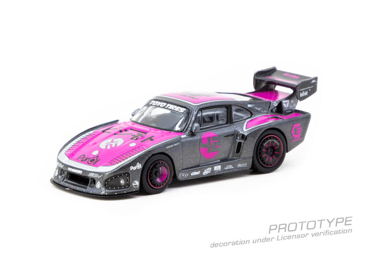 [Preorder] Tarmac Works 1:64 Bisimoto Porsche 935 K3V Model Car + Trading Cards Combo Set T64-079-K3V