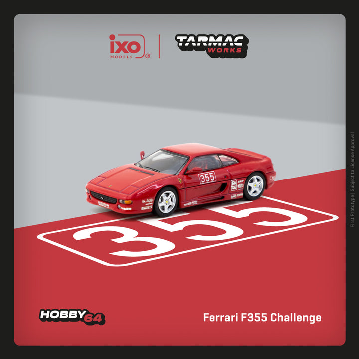 Tarmac Works 1:64 Ferrari F355 Challenge Presentation T64-083-PRE