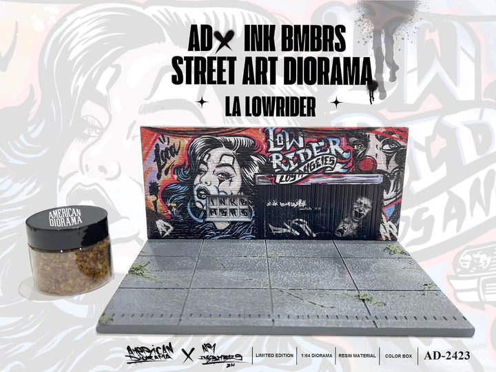 [Preorder] American Diorama 1:64 Street Art Diorama - LA Lowrider AD-2423