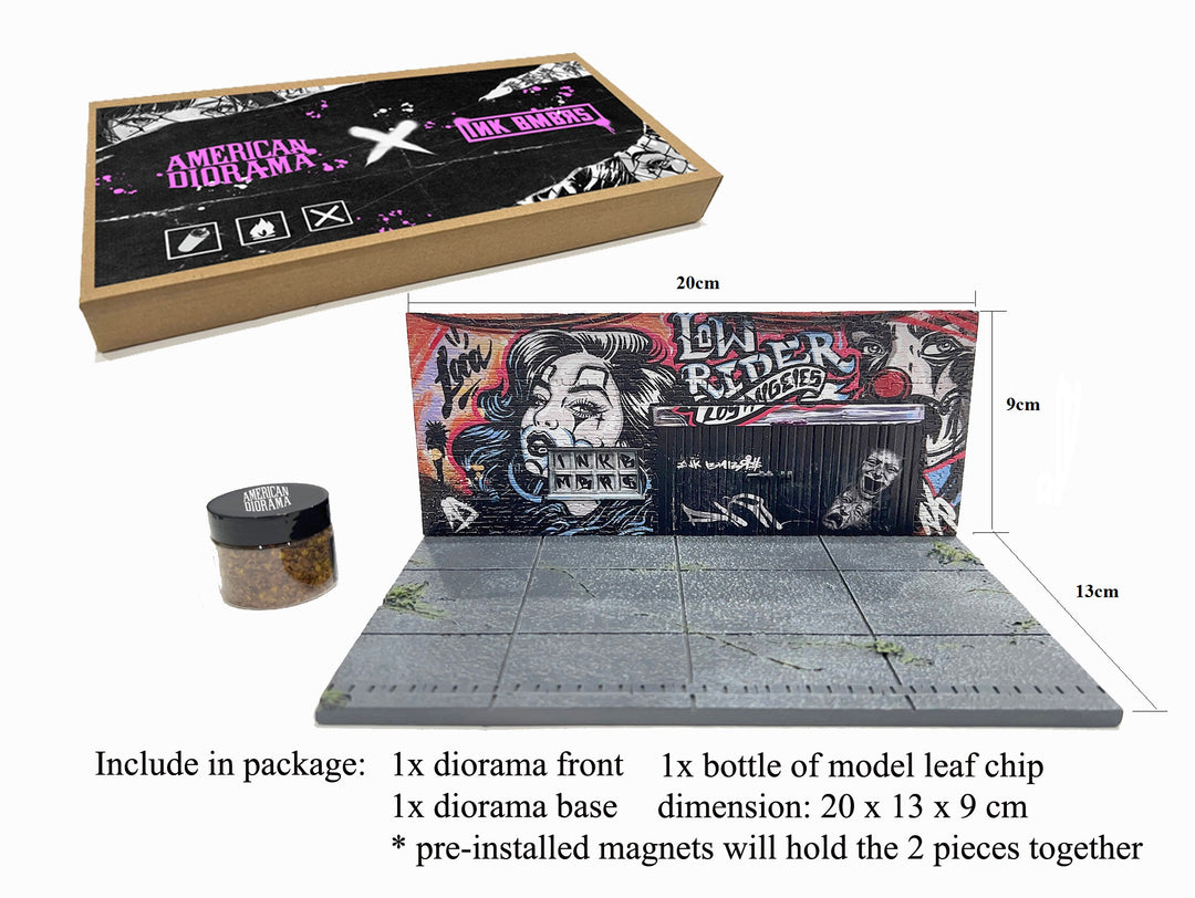 [Preorder] American Diorama 1:64 Street Art Diorama - LA Lowrider AD-2423