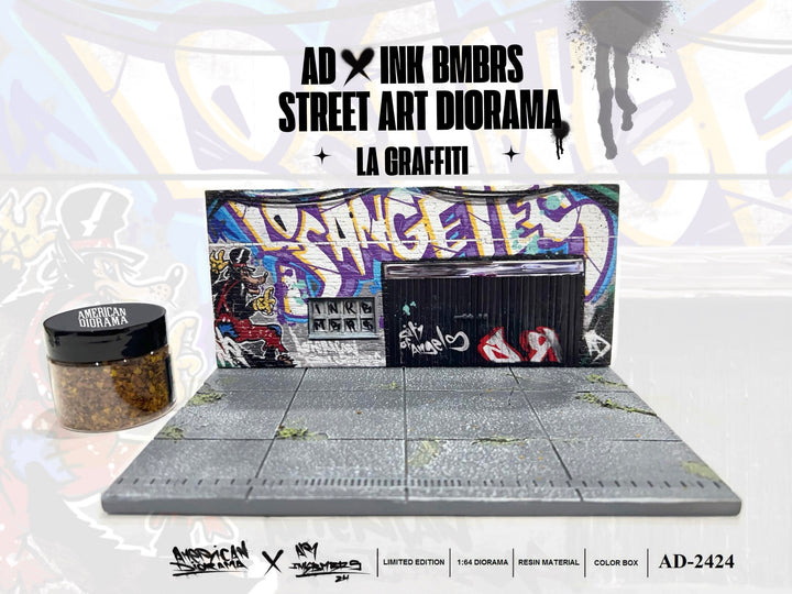 [Preorder] American Diorama 1:64 Street Art Diorama - LA Graffiti AD-2424